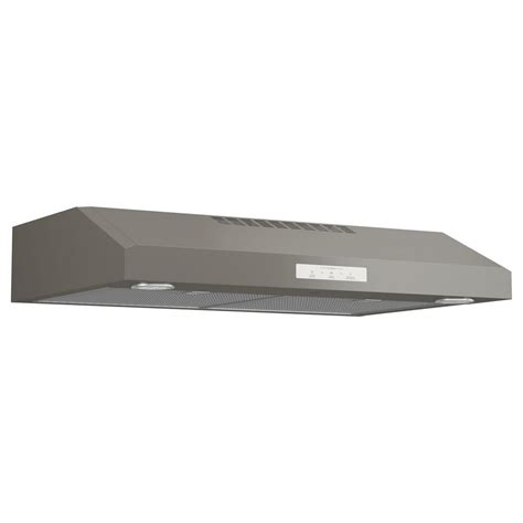 ge 30-in convertible stainless steel under cabinet range hood|ge slate range hood 30.